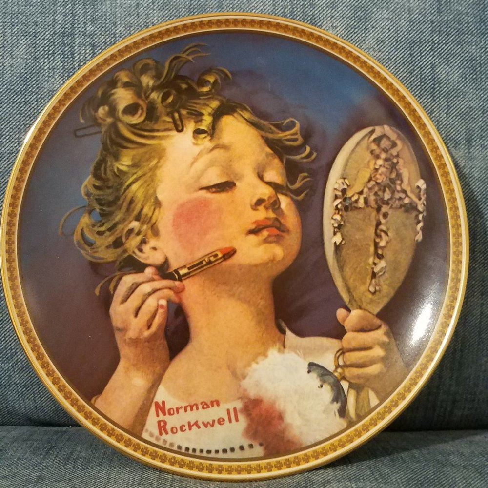 Knowles Collector Plate-1982-Norman Rockwell
